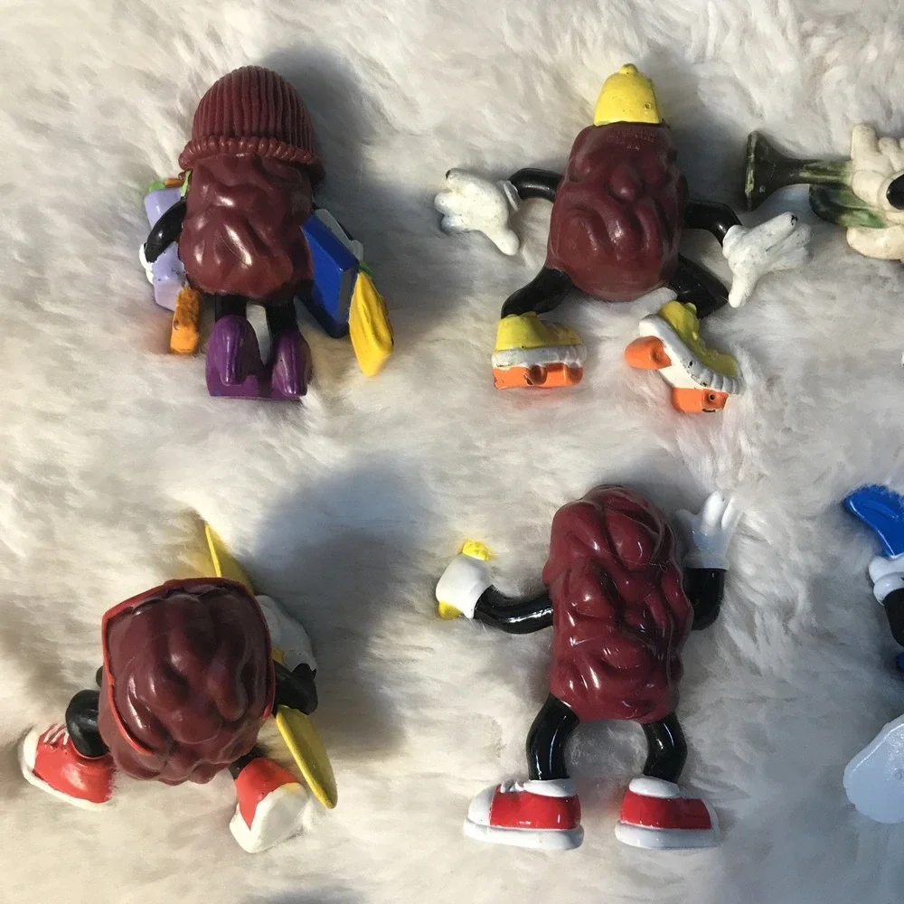 VTG Hardee's California Raisins 1980s, Music Skating Guitar Radio Lot of 12